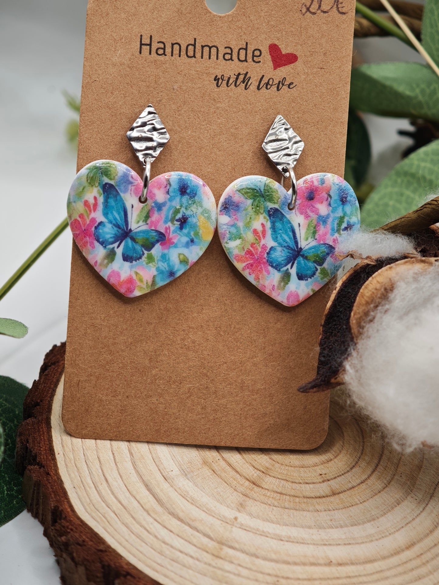 Boucle d'oreille papillon