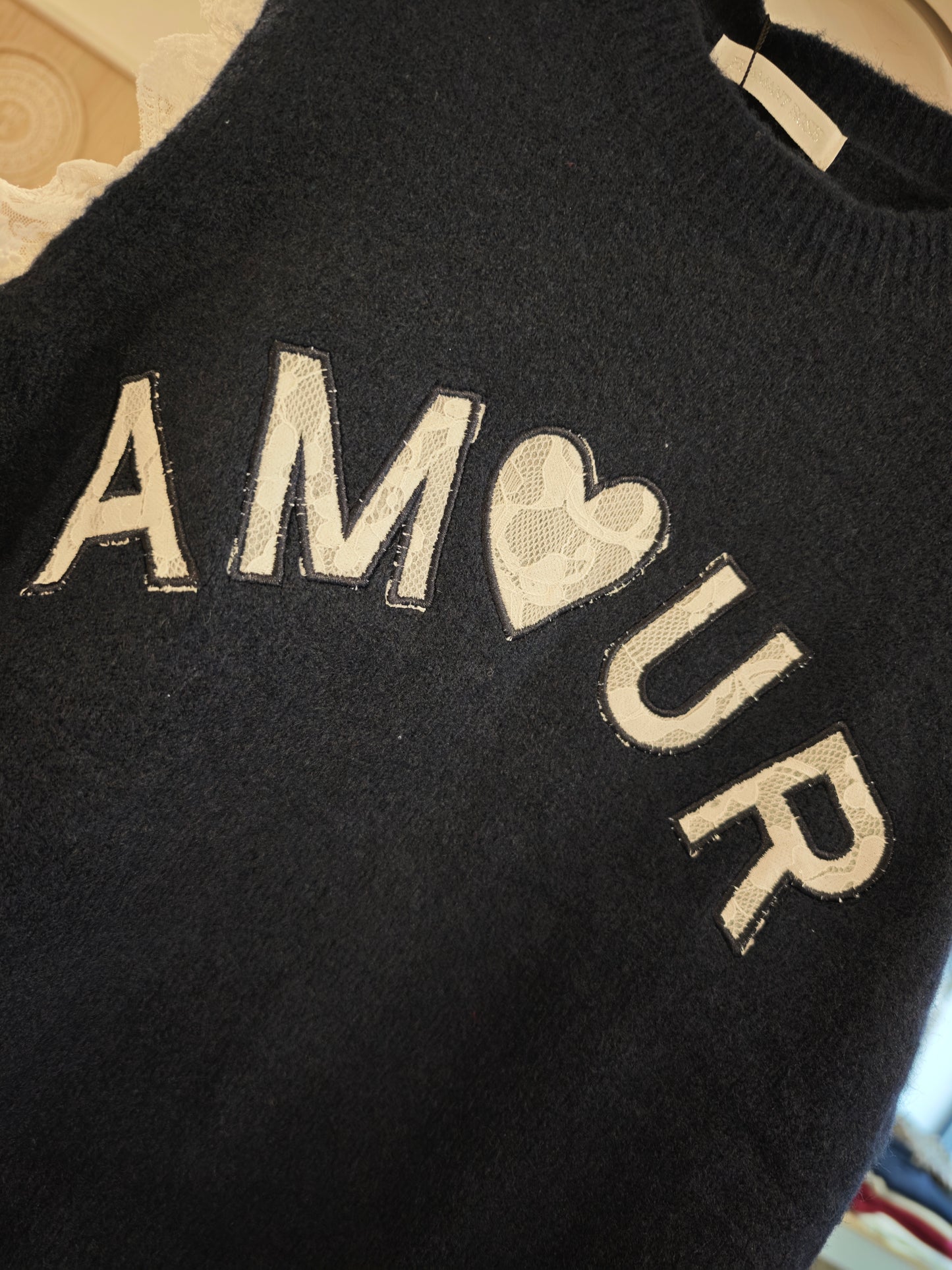Pull sans manche Amour