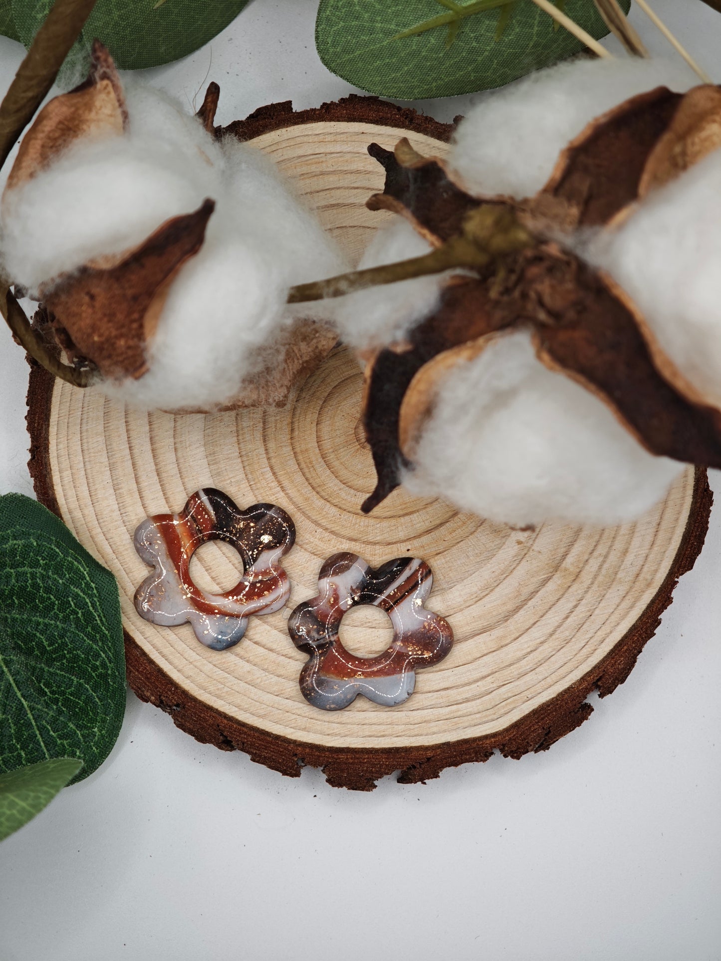 Pampilles Nuée Interchangeables - Bijoux Artisanaux Argile Polymère