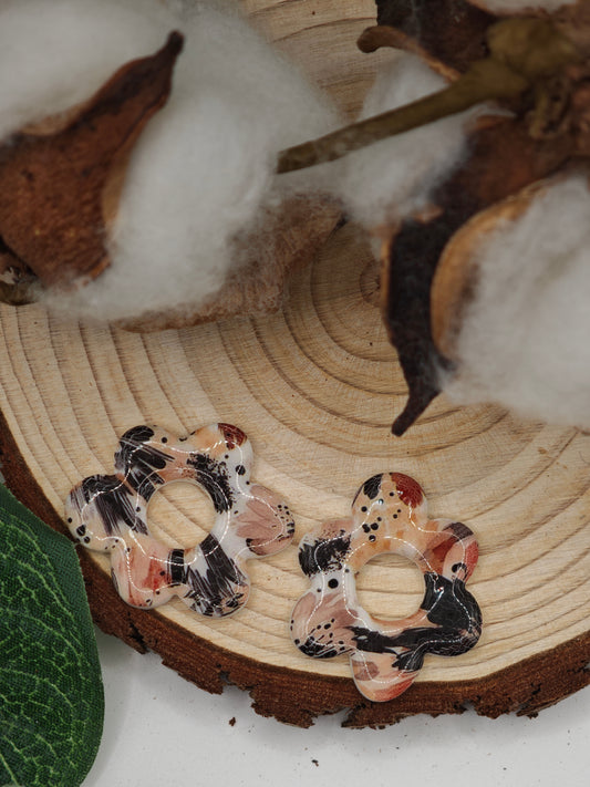 Pampilles Nuée Interchangeables - Bijoux Artisanaux Argile Polymère