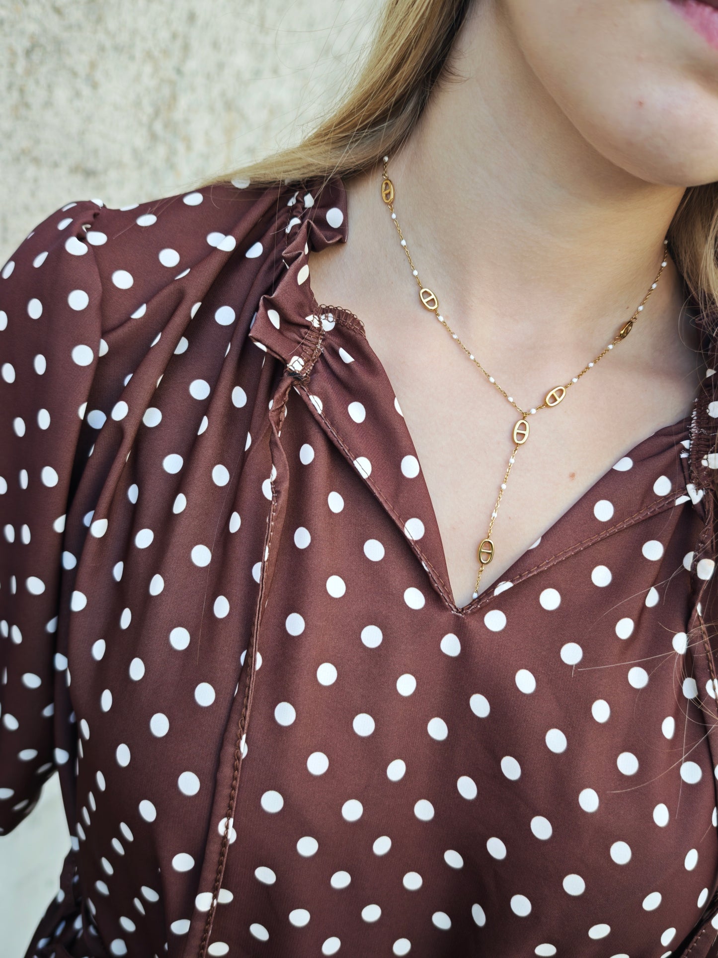 Robe à poids marron