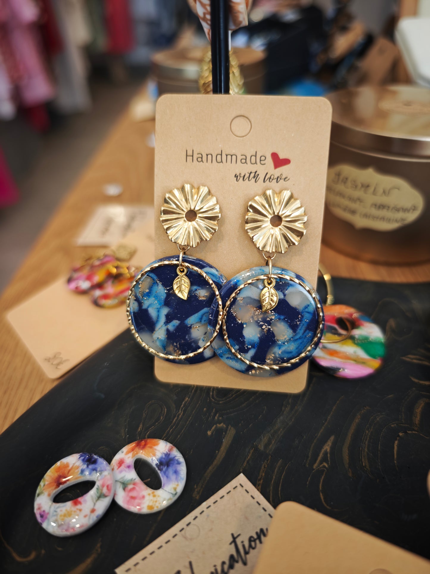 Boucles d oreilles artisanales