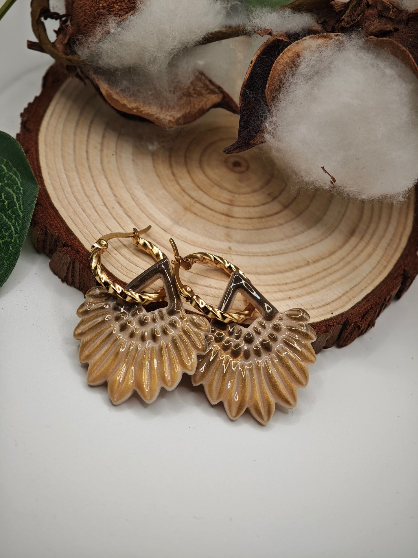 Pampilles Indiennes Interchangeables - Bijoux Artisanaux Argile