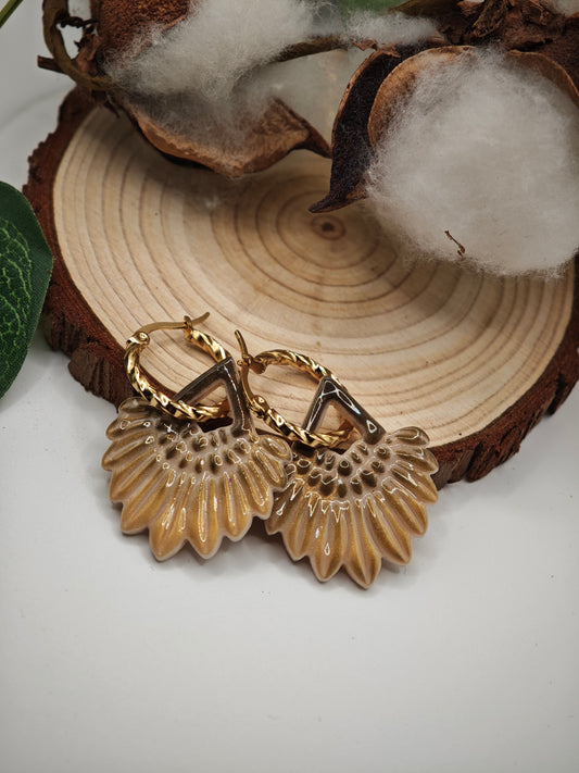 Pampilles Indiennes Interchangeables - Bijoux Artisanaux Argile