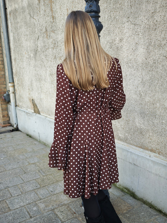 Robe à poids marron