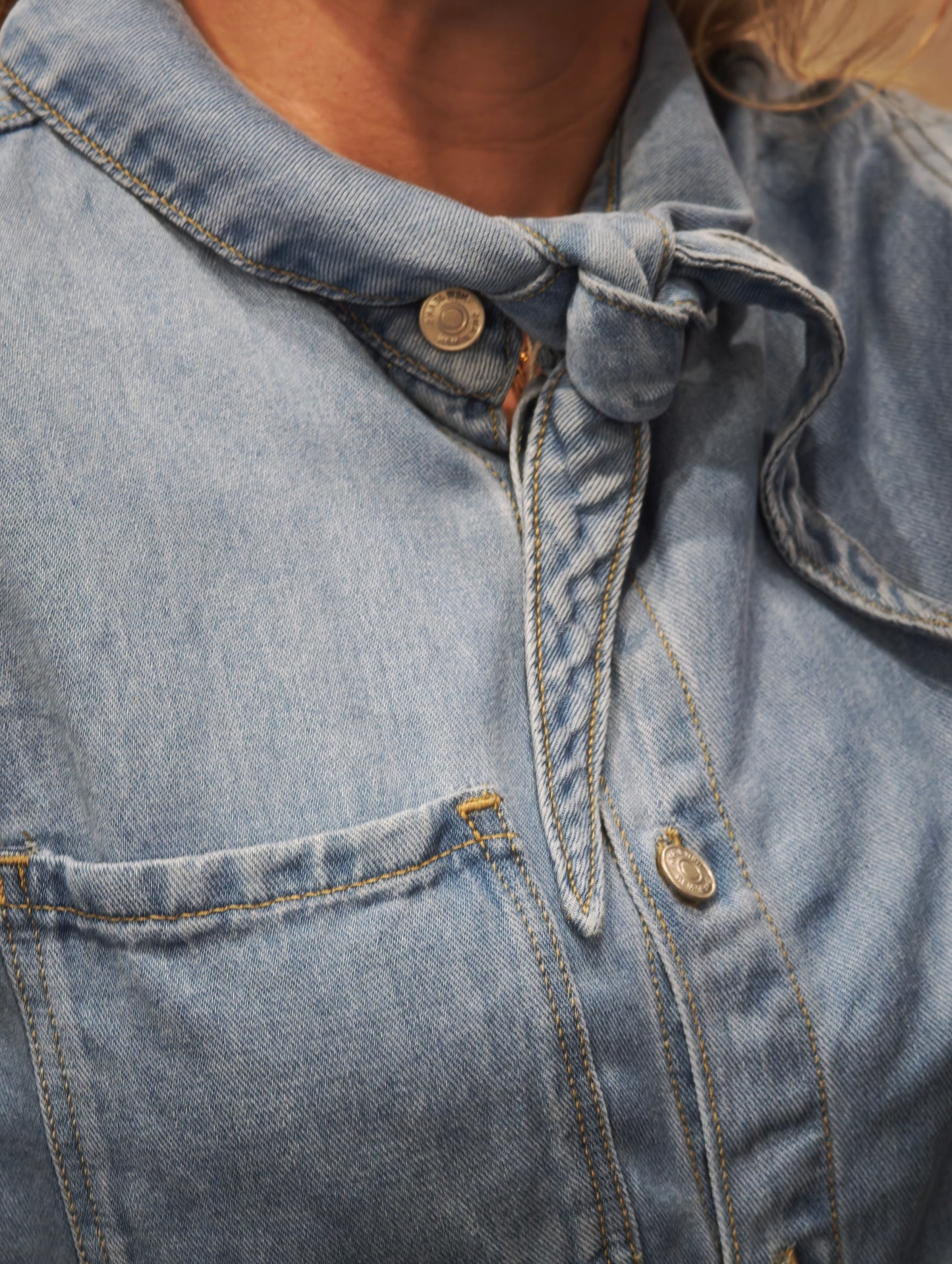 Chemise coton style jean