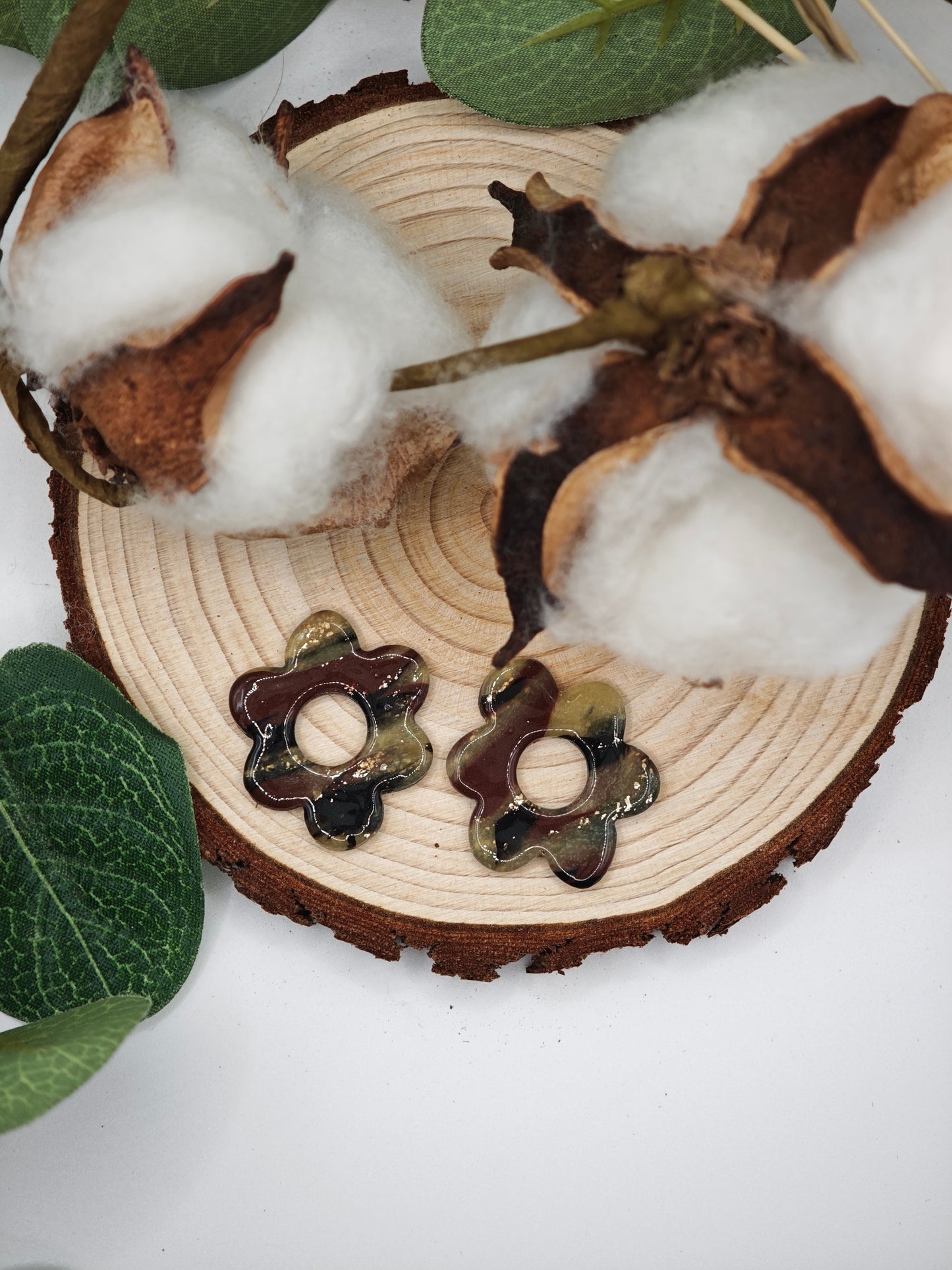 Pampilles Nuée Interchangeables - Bijoux Artisanaux Argile Polymère