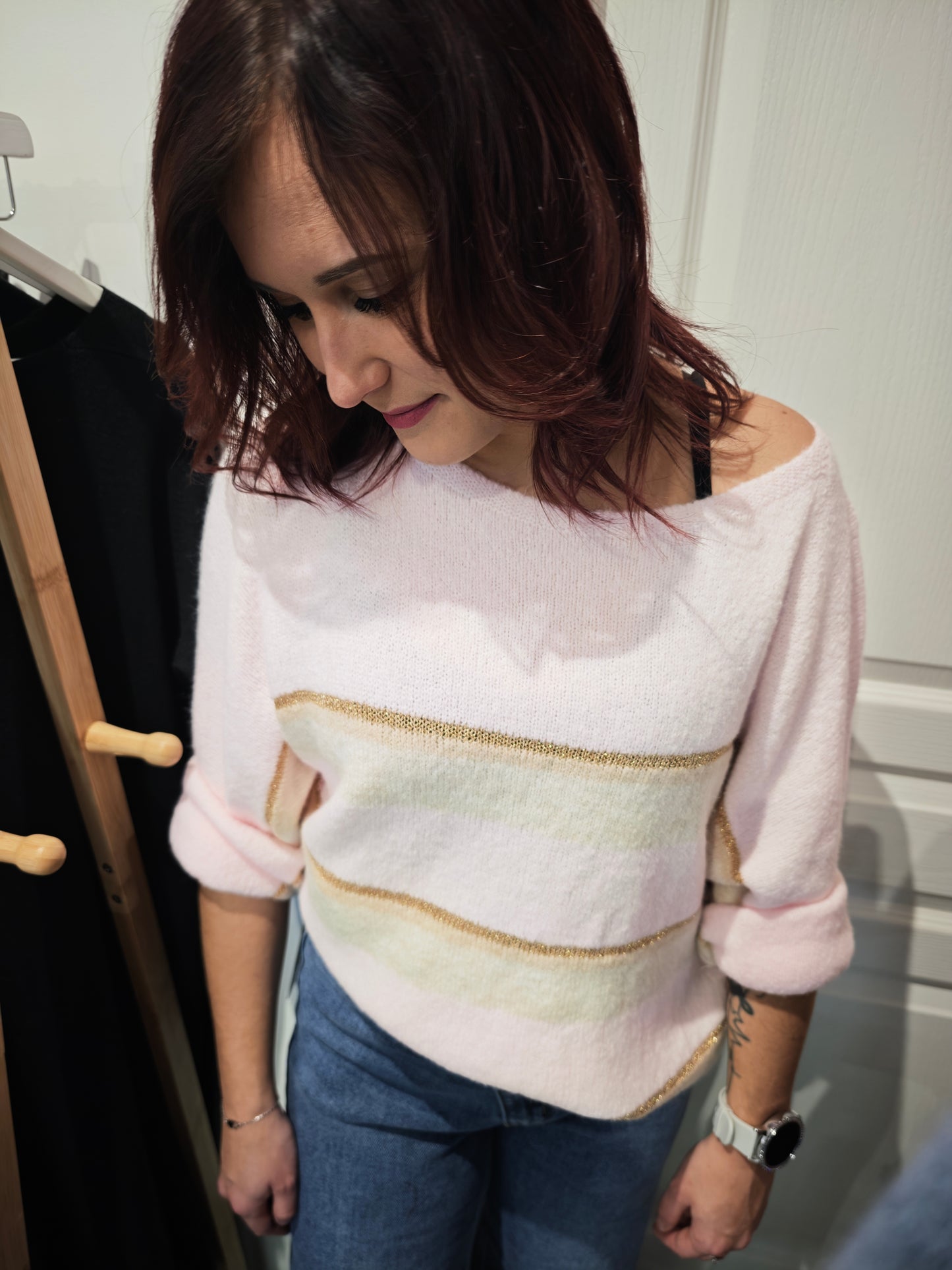 Pull rayures différents coloris
