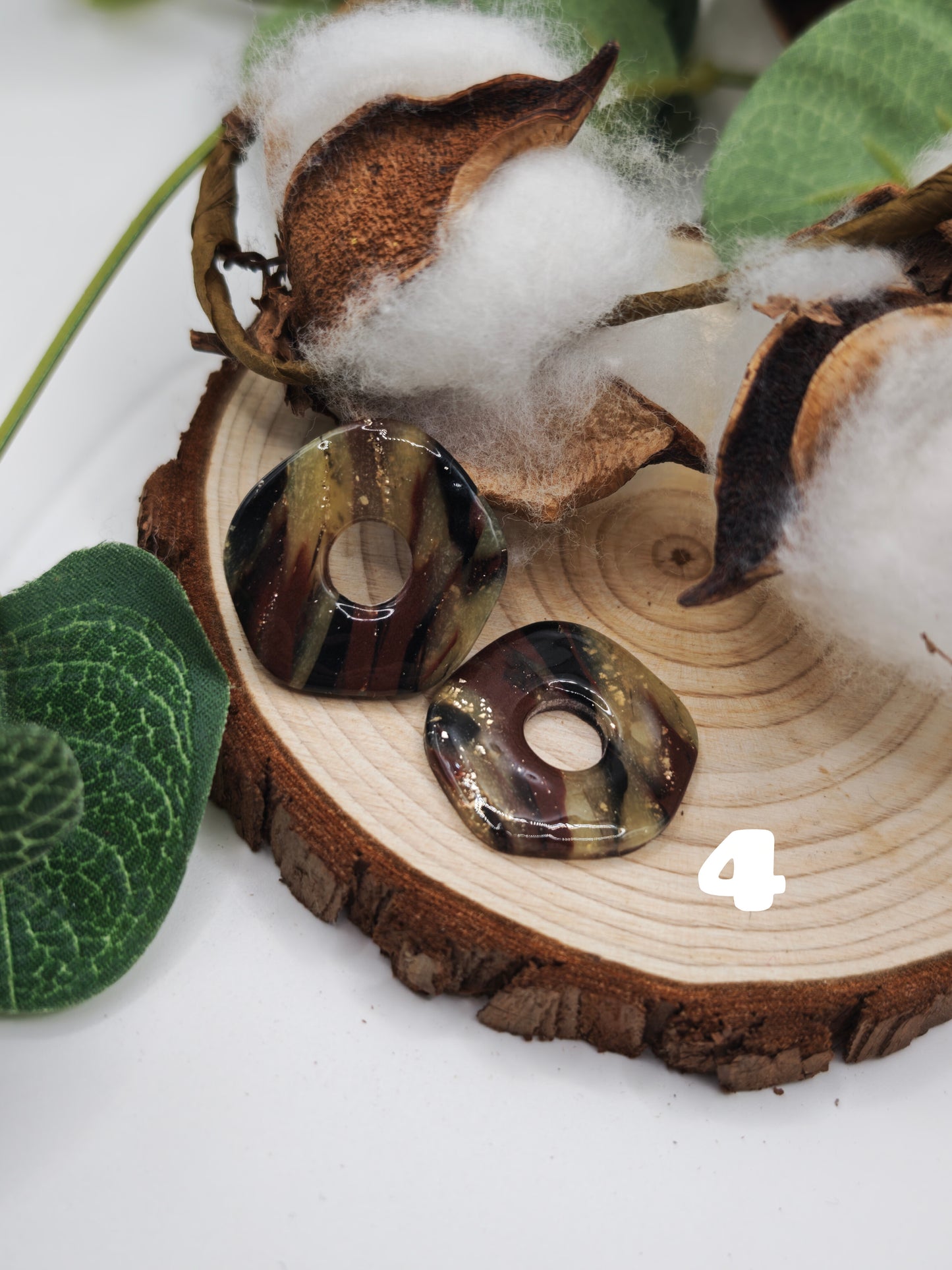 Pampilles Ondine Interchangeables - Bijoux Artisanaux Argile