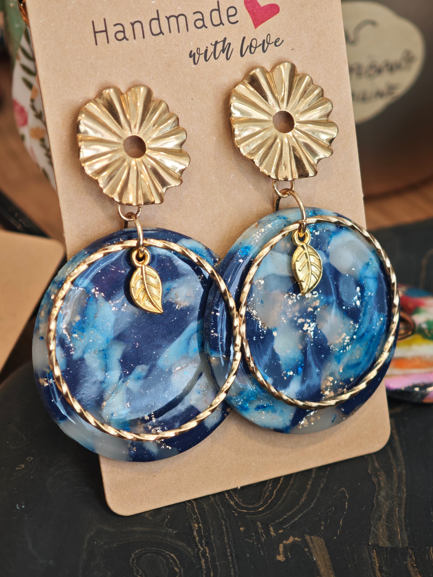 Boucles d oreilles artisanales