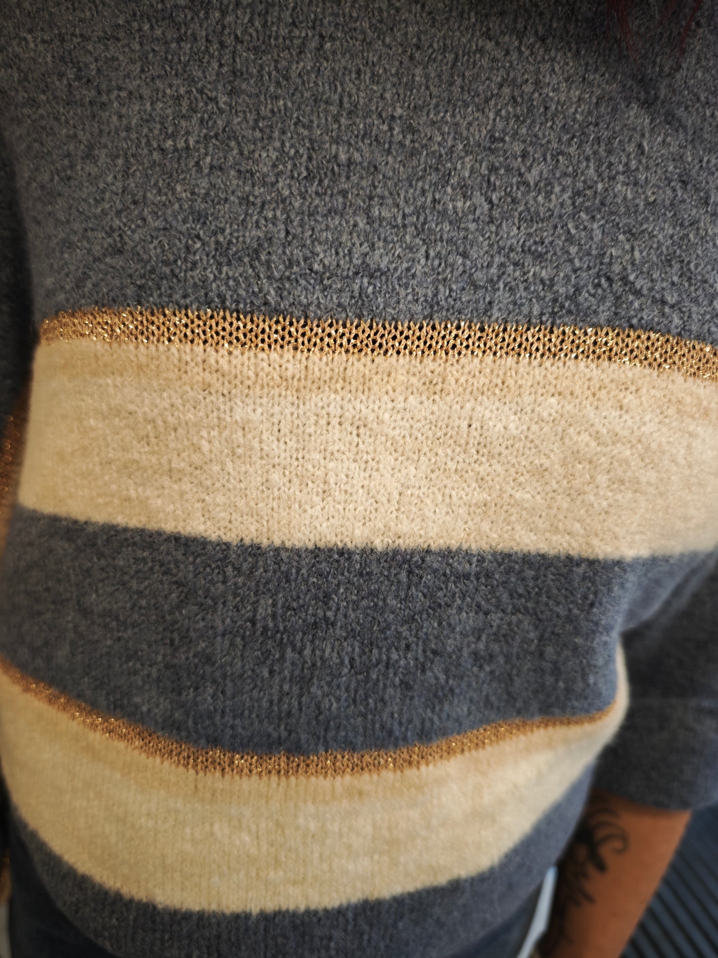 Pull rayures différents coloris