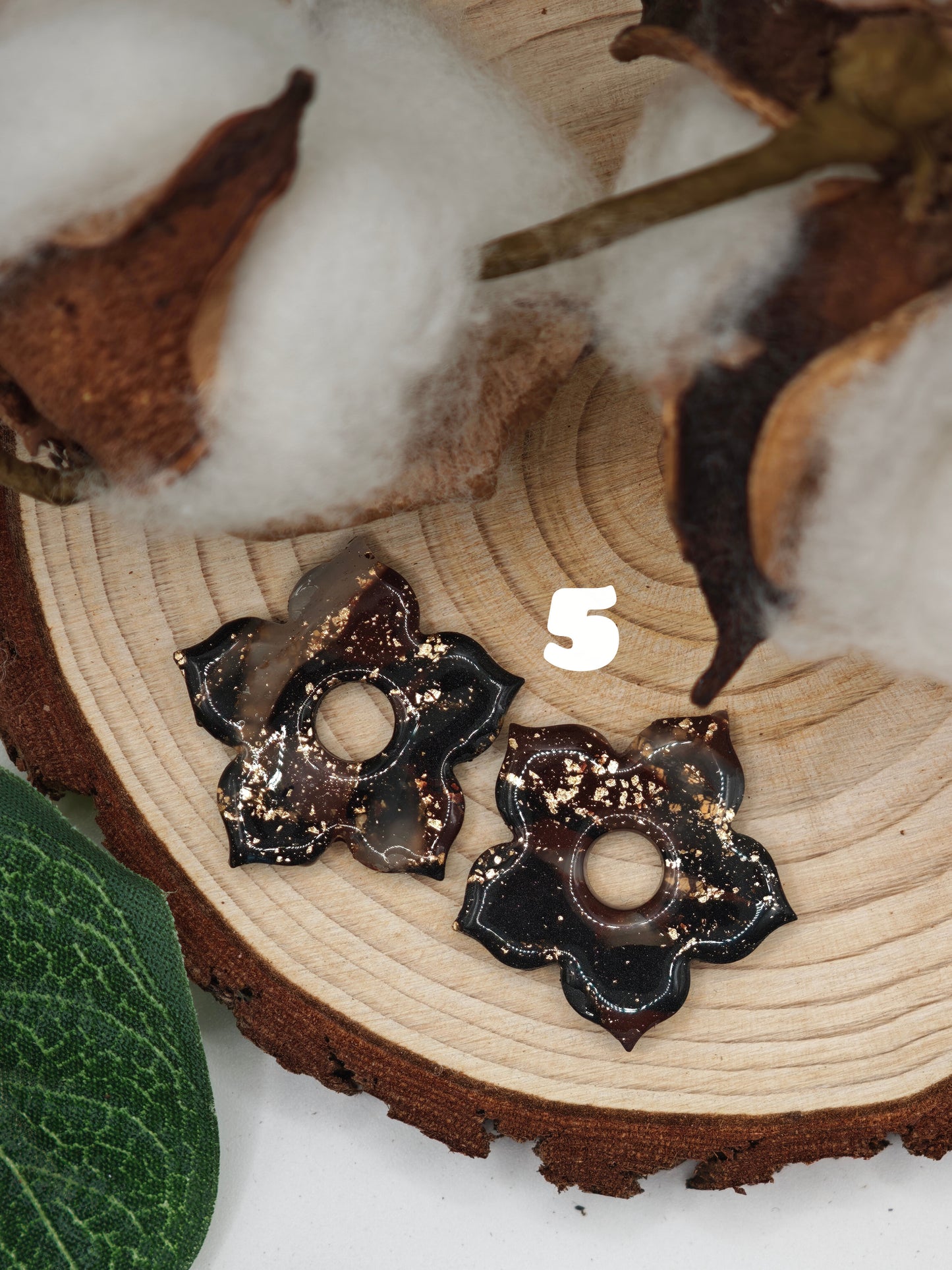 Pampilles Petite Flora Interchangeables - Bijoux Artisanaux Discrets