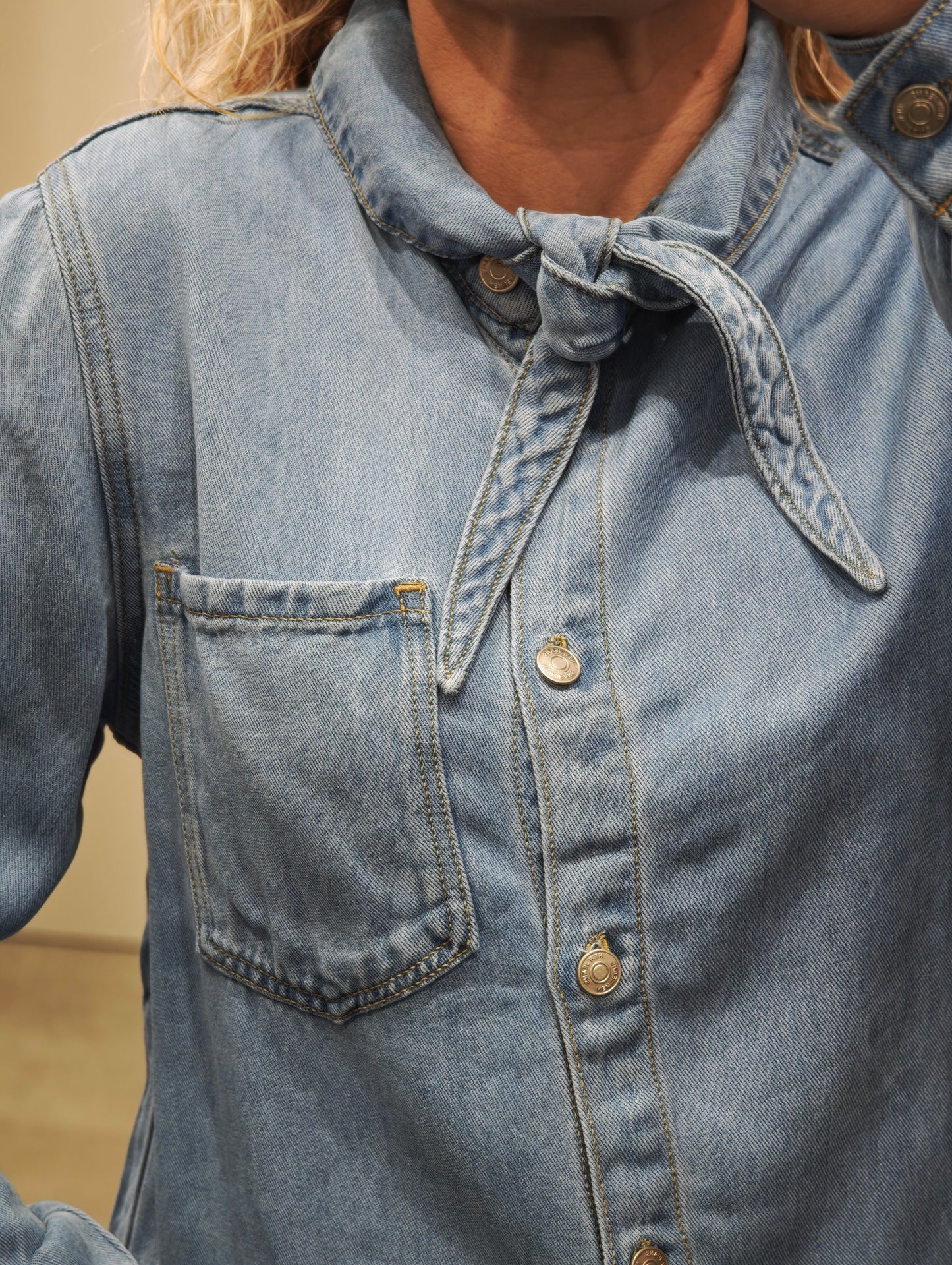 Chemise coton style jean