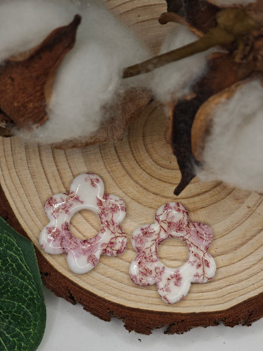 Pampilles Nuée Interchangeables - Bijoux Artisanaux Argile Polymère