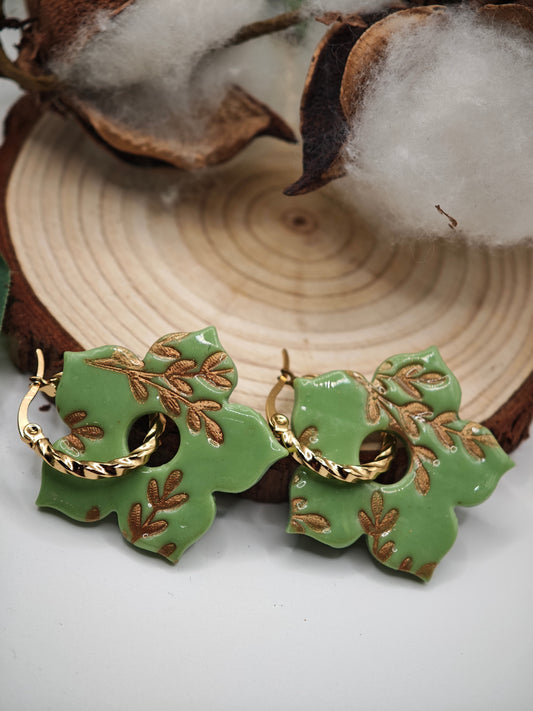 Pampilles Flora Grande Taille Interchangeables - Bijoux Artisanaux